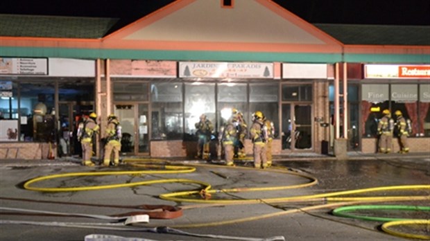 Encore un incendie à la pizzéria Jardin du Paradis